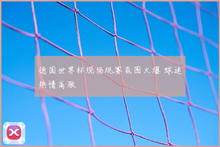 德国世界杯现场观赛氛围火爆 球迷热情高涨